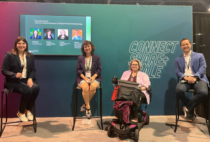 B2B Marketing Expo Keynote Panel in Action.